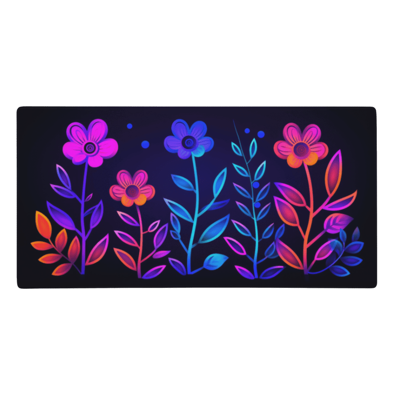 Tapis De Souris Original Jardin Botanique Néon - La Planète Gaming