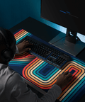 Tapis De Souris Original Lignes Rétro - La Planète Gaming