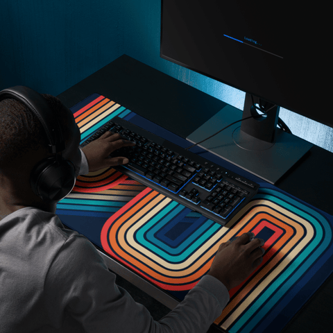 Tapis De Souris Original Lignes Rétro - La Planète Gaming