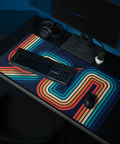 Tapis De Souris Original Lignes Rétro - La Planète Gaming