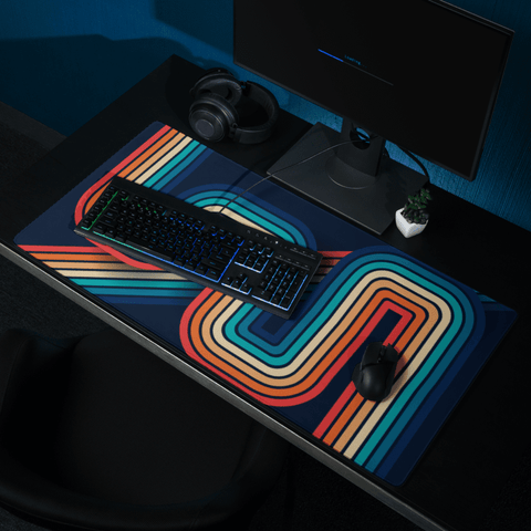 Tapis De Souris Original Lignes Rétro - La Planète Gaming
