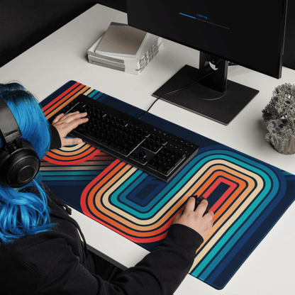 Tapis De Souris Original Lignes Rétro - La Planète Gaming