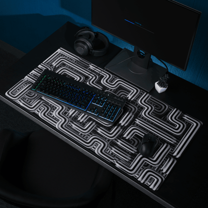 Tapis De Souris Original Motif Labyrinthe Géométrique - La Planète Gaming