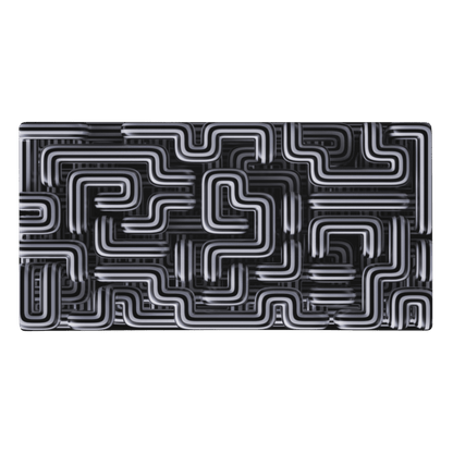 Tapis De Souris Original Motif Labyrinthe Géométrique - La Planète Gaming