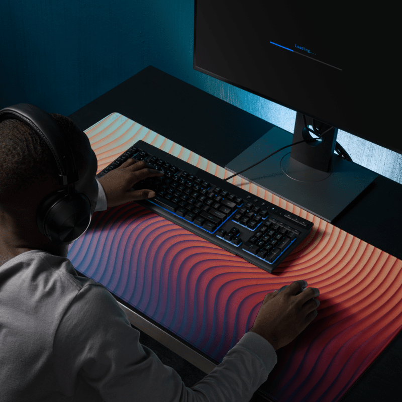 Tapis De Souris Original Multicolores Dégradé - La Planète Gaming