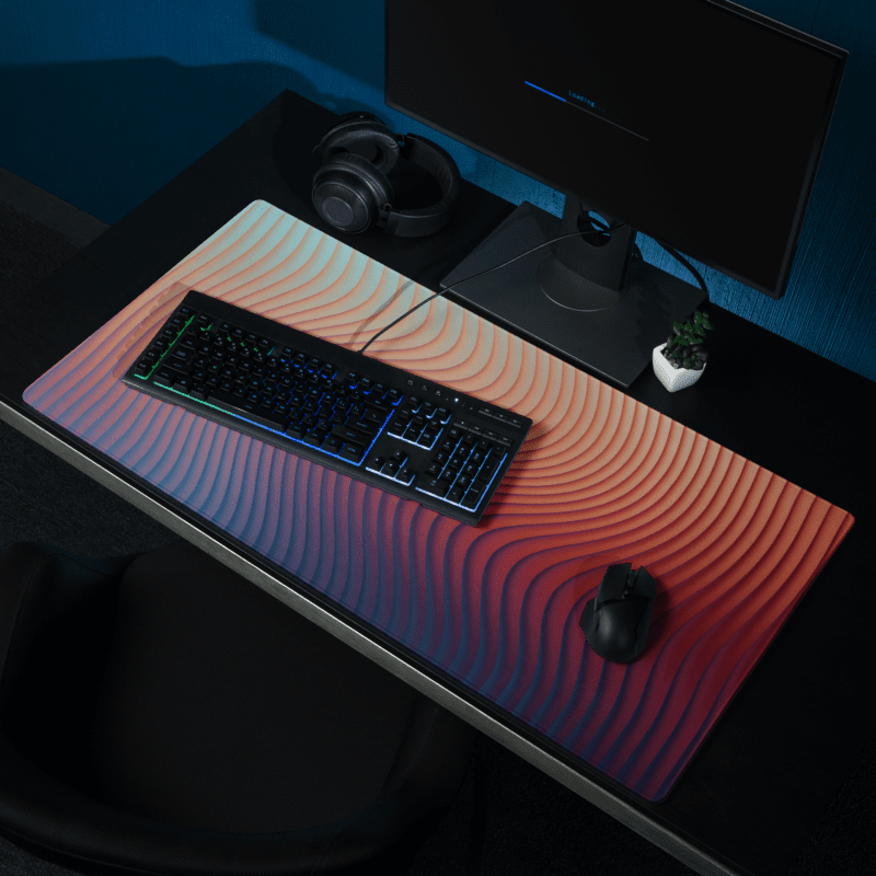 Tapis De Souris Original Multicolores Dégradé - La Planète Gaming