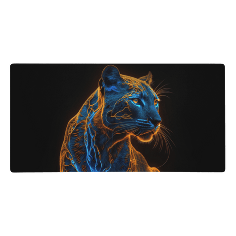 Tapis De Souris Original Panthère Néon Électrique - La Planète Gaming