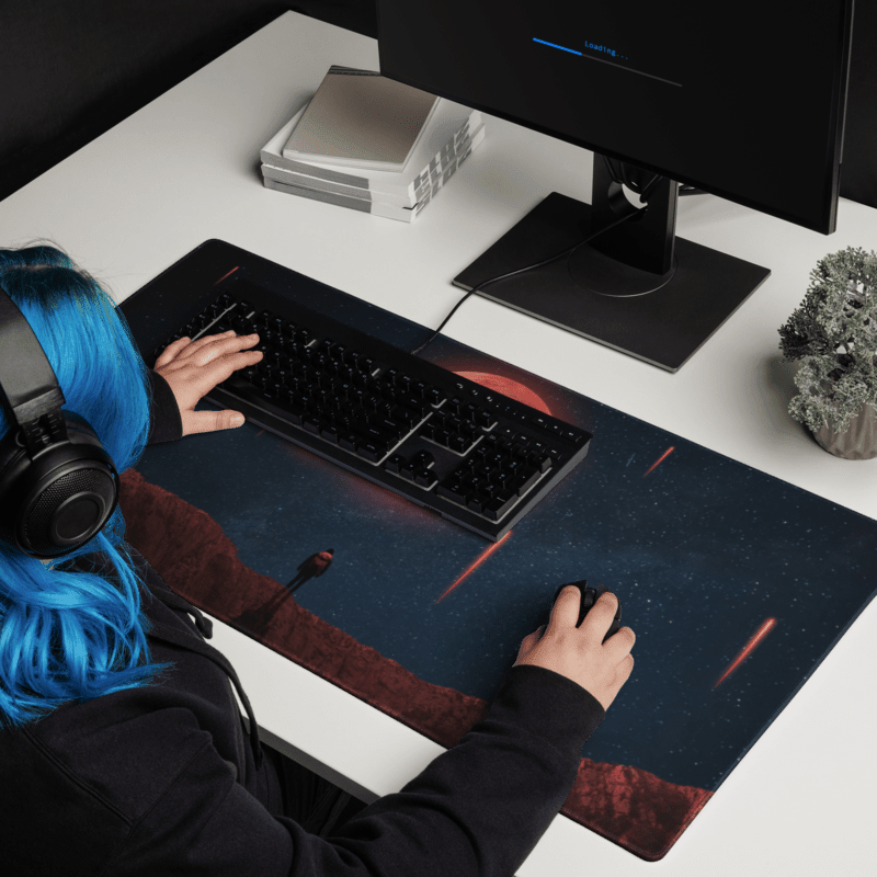 Tapis De Souris Original Paysage Science - Fiction - La Planète Gaming