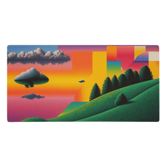 Tapis De Souris Original Paysage Surréaliste - La Planète Gaming