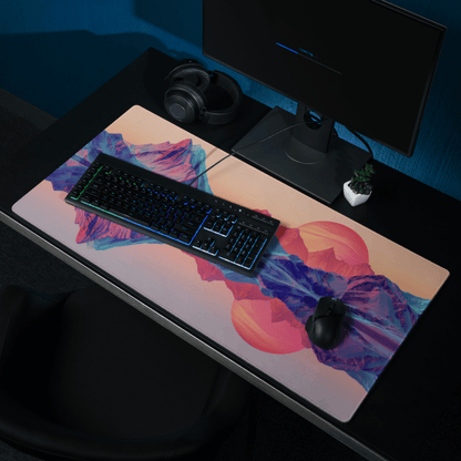 Tapis De Souris Original Paysage Synthwave - La Planète Gaming
