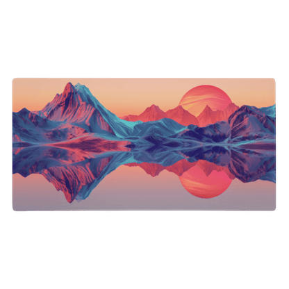 Tapis De Souris Original Paysage Synthwave - La Planète Gaming