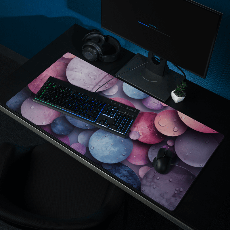 Tapis De Souris Original Sphères Colorées - La Planète Gaming