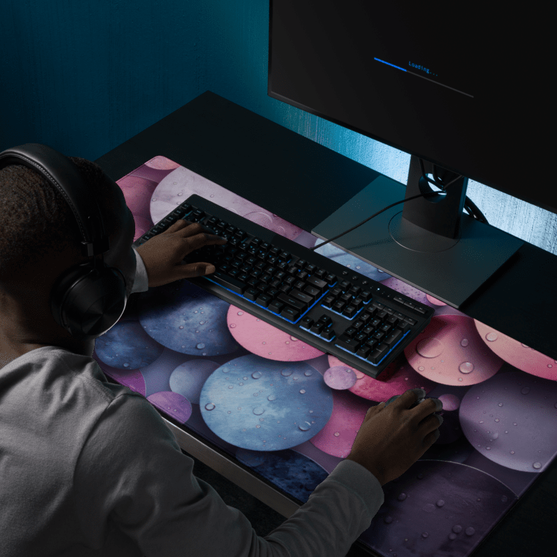 Tapis De Souris Original Sphères Colorées - La Planète Gaming