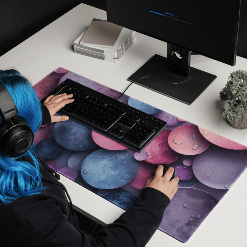 Tapis De Souris Original Sphères Colorées - La Planète Gaming