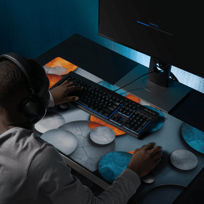 Tapis De Souris Original Sphères Craquelées - La Planète Gaming