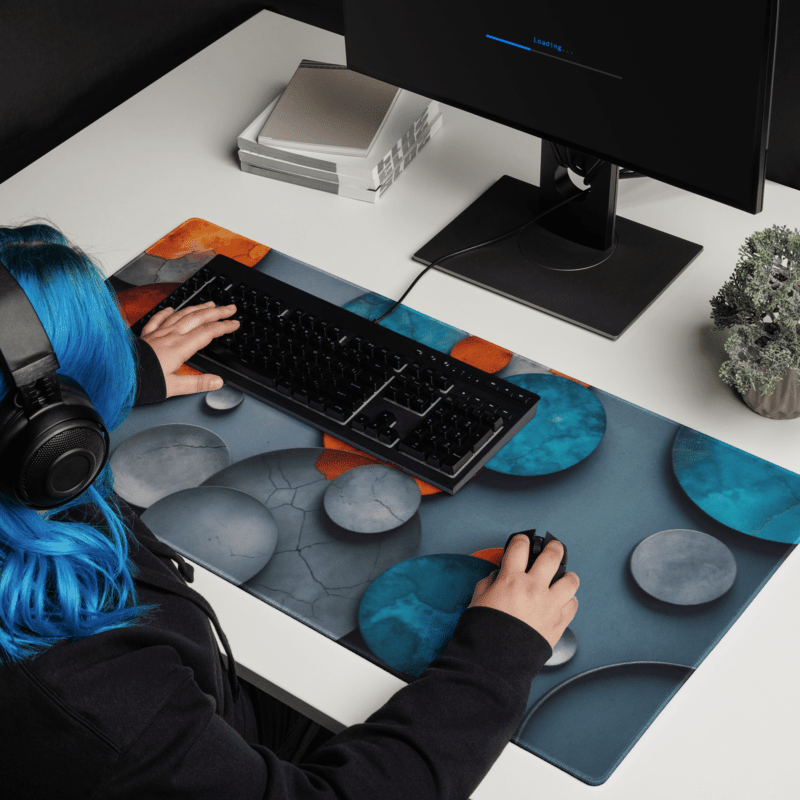 Tapis De Souris Original Sphères Craquelées - La Planète Gaming