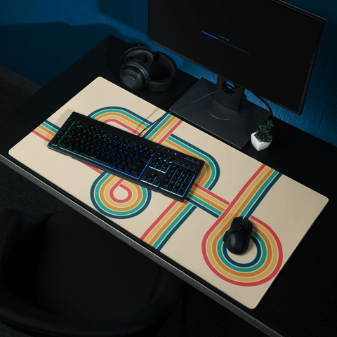 Tapis De Souris Original Typographie Rétro - La Planète Gaming