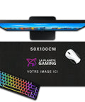 Tapis de Souris Personnalisé XXL (50x100cm) - La Planète Gaming