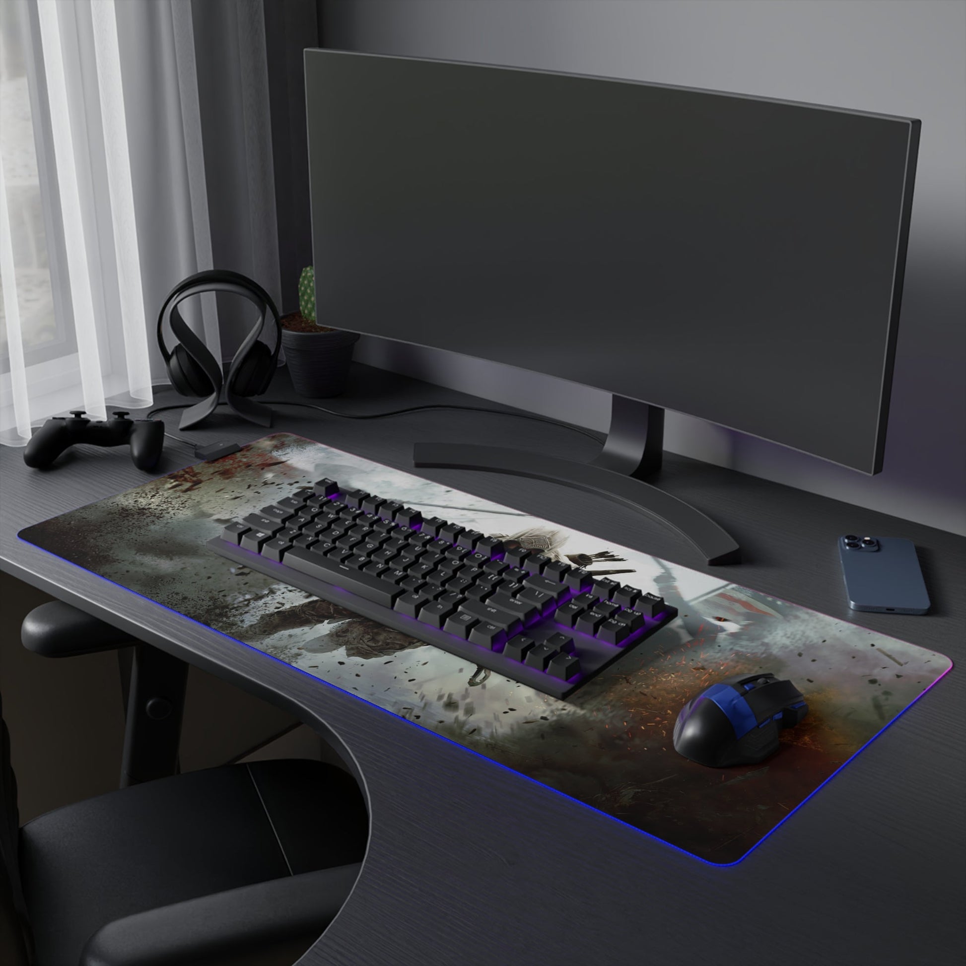 Tapis de Souris RGB Assassin de l’Ombre - La Planète Gaming