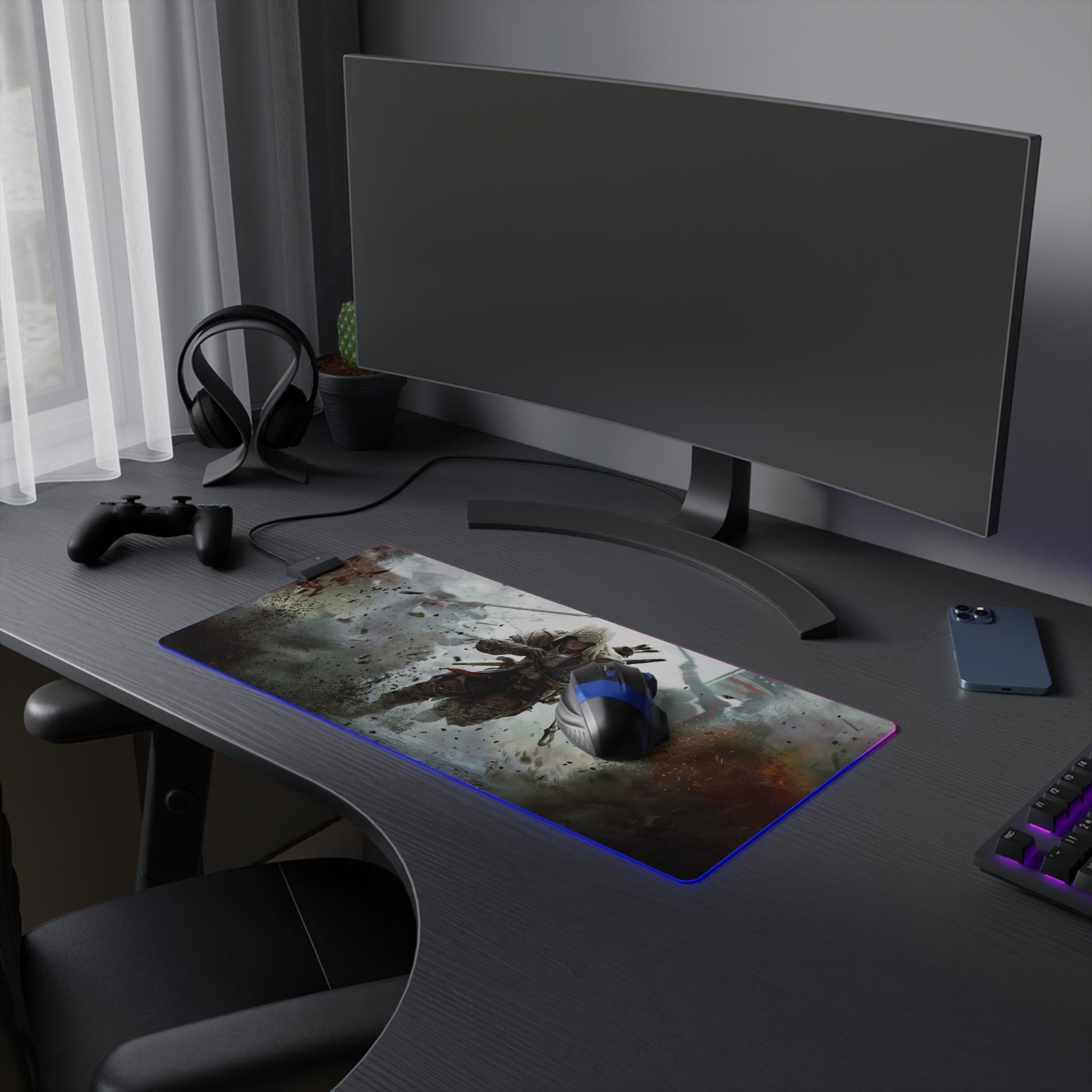 Tapis de Souris RGB Assassin de l’Ombre - La Planète Gaming