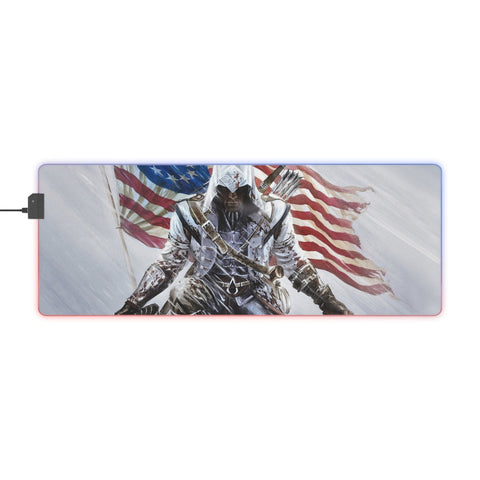Tapis de Souris RGB Assassin Patriote - La Planète Gaming