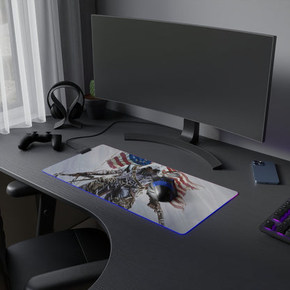 Tapis de Souris RGB Assassin Patriote - La Planète Gaming