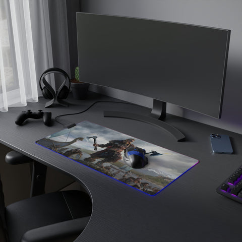 Tapis de Souris RGB Bataille Vikings - La Planète Gaming