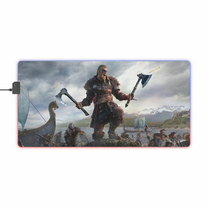 Tapis de Souris RGB Bataille Vikings - La Planète Gaming