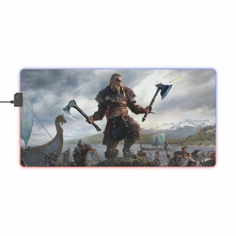 Tapis de Souris RGB Bataille Vikings - La Planète Gaming
