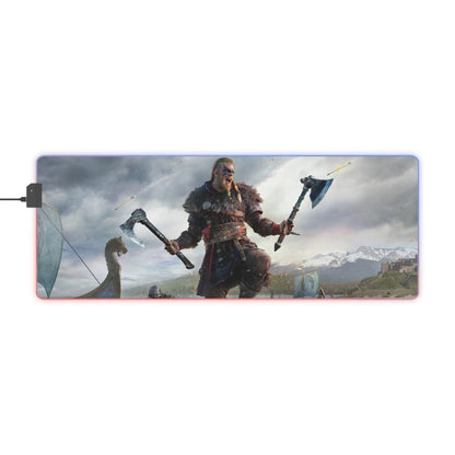 Tapis de Souris RGB Bataille Vikings - La Planète Gaming