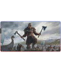 Tapis de Souris RGB Bataille Vikings - La Planète Gaming