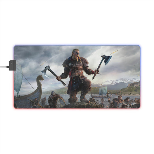 Tapis de Souris RGB Bataille Vikings - La Planète Gaming