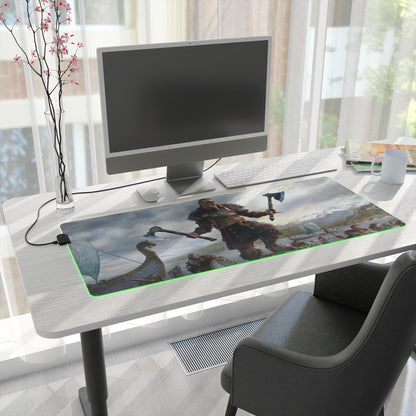 Tapis de Souris RGB Bataille Vikings - La Planète Gaming