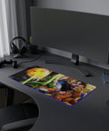 Tapis de Souris RGB Évolution des Saiyans - La Planète Gaming
