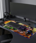 Tapis de Souris RGB Évolution des Saiyans - La Planète Gaming