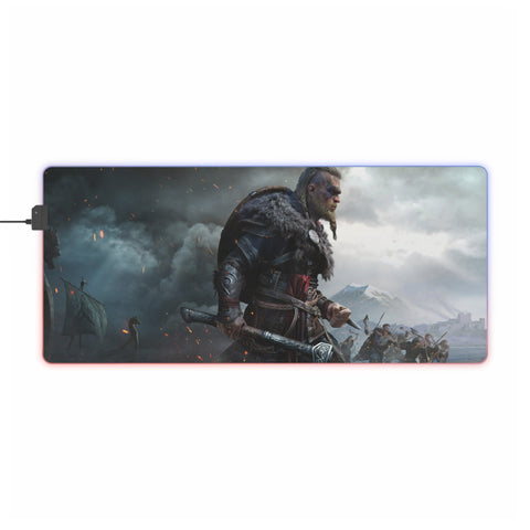 Tapis de Souris RGB Guerrier Valhalla - La Planète Gaming