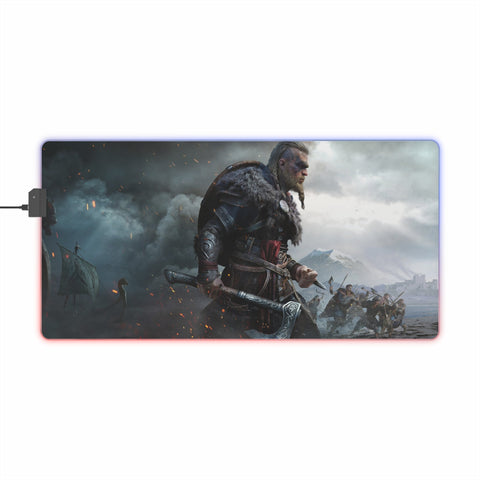 Tapis de Souris RGB Guerrier Valhalla - La Planète Gaming