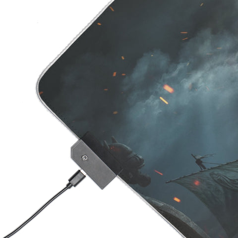 Tapis de Souris RGB Guerrier Valhalla - La Planète Gaming
