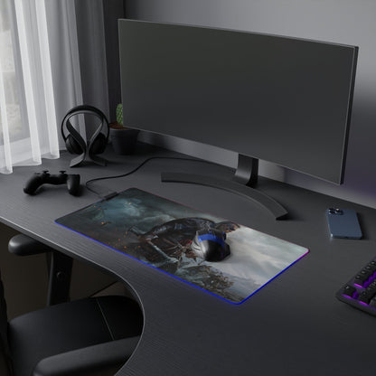 Tapis de Souris RGB Guerrier Valhalla - La Planète Gaming