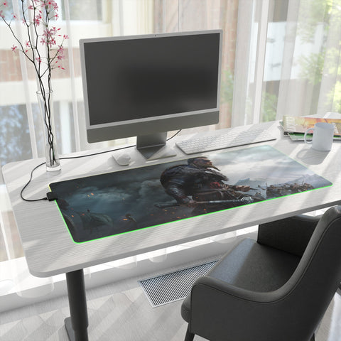 Tapis de Souris RGB Guerrier Valhalla - La Planète Gaming