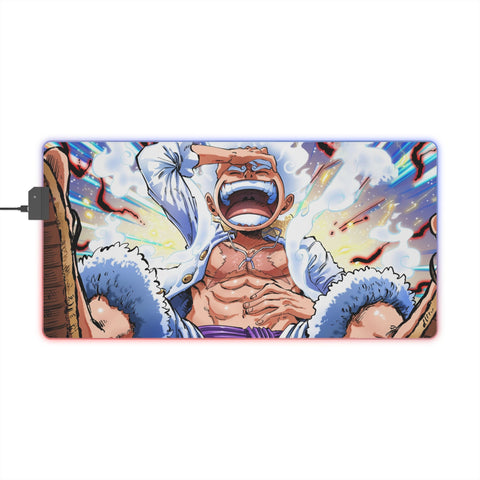 Tapis De Souris RGB Luffy Gear 5 - La Planète Gaming