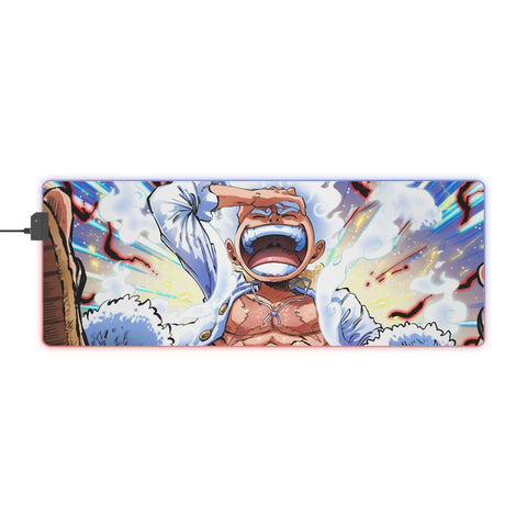 Tapis De Souris RGB Luffy Gear 5 - La Planète Gaming