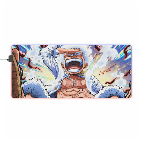 Tapis De Souris RGB Luffy Gear 5 - La Planète Gaming