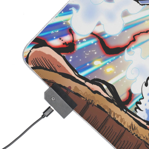 Tapis De Souris RGB Luffy Gear 5 - La Planète Gaming