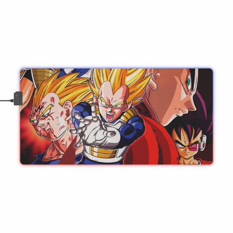Tapis De Souris RGB Vegeta Évolution Saiyan - La Planète Gaming