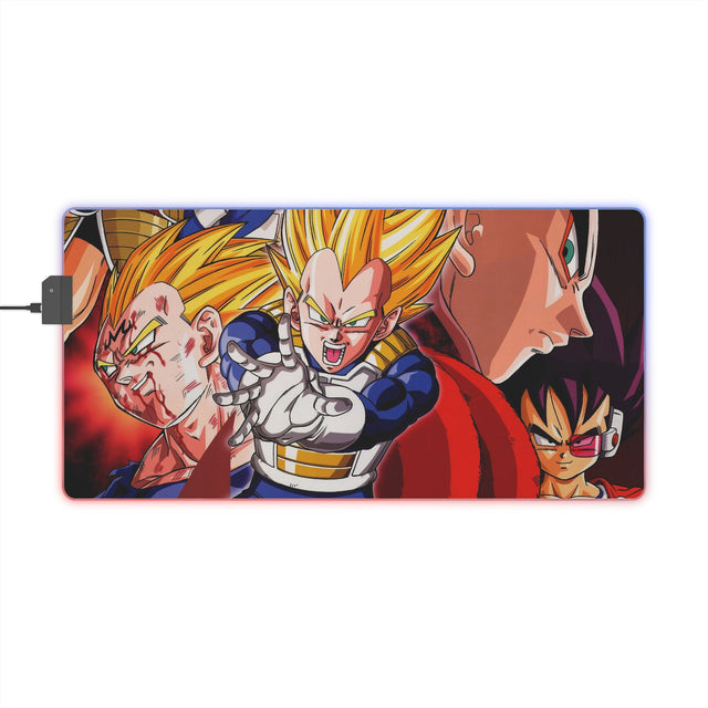 Tapis de souris RGB Vegeta Saiyan Dragon Ball