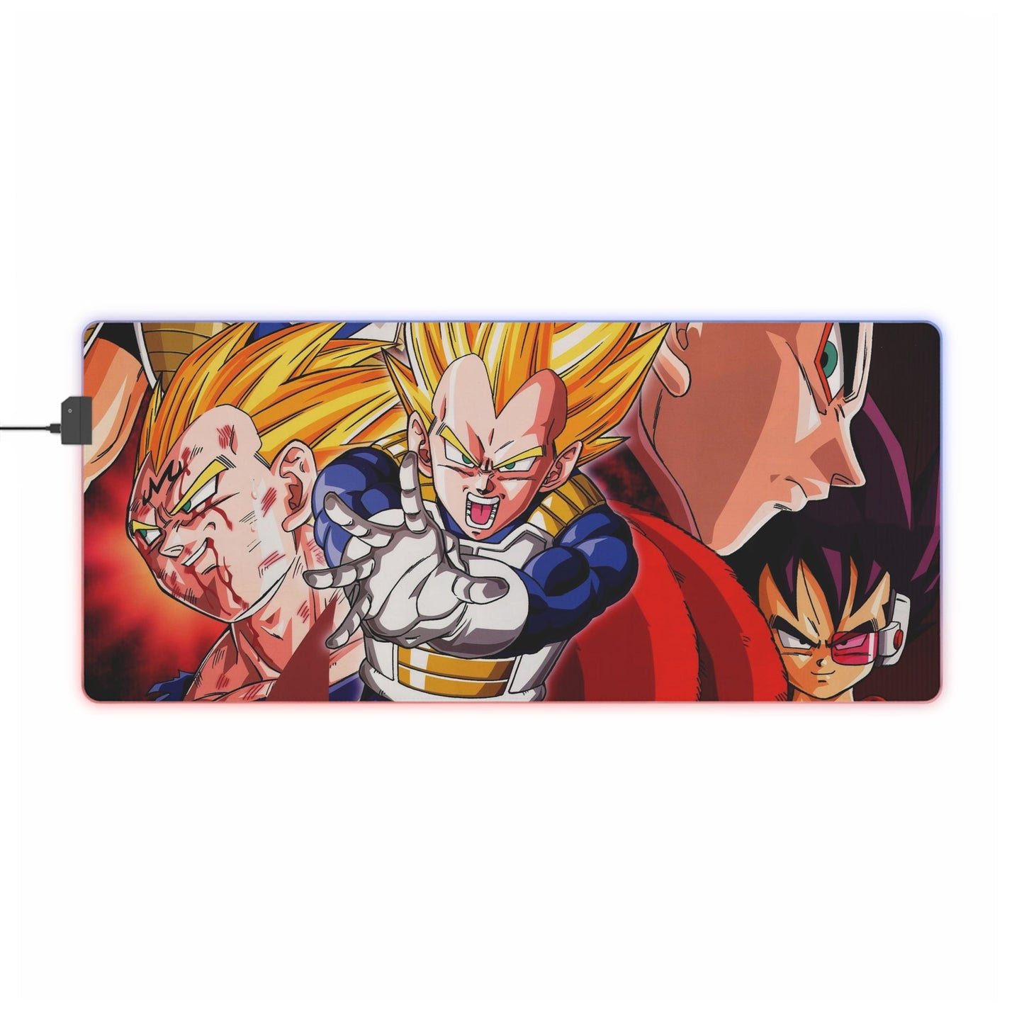 Tapis De Souris RGB Vegeta Évolution Saiyan - La Planète Gaming