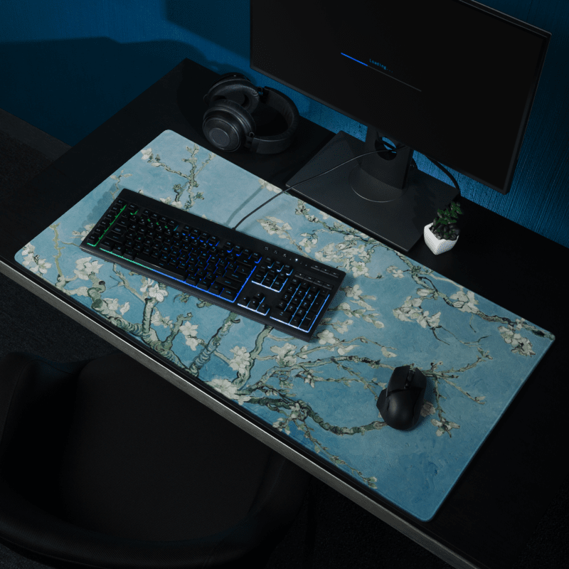 Tapis De Souris Van Gogh Amandier En Fleurs - La Planète Gaming