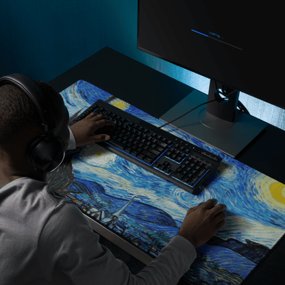 Tapis De Souris Van Gogh La Nuit Étoilée - La Planète Gaming