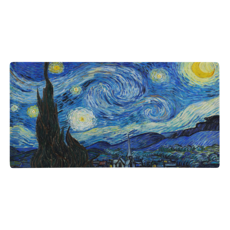 Tapis De Souris Van Gogh La Nuit Étoilée - La Planète Gaming